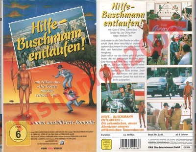 VHS HILFE BUSCHMANN ENTLAUFEN DIE GÖTTER MÜSSEN VERRÜCKT SEIN 3 (1993) N!xau VPS