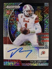 2020 Panini Prizm Draft Picks #128 Tyler Huntley Mojo Rookie Auto Autographs /49