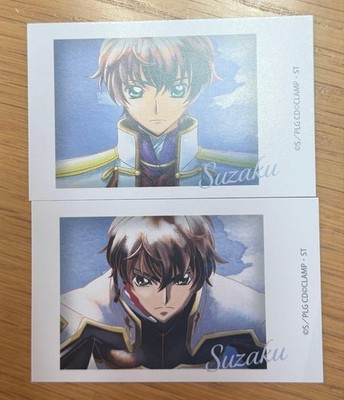 Code Geasss Ani-Art aqua label Fotokarte Suzaku Kururugi