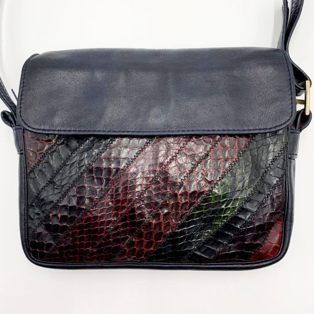Excellent Condition Longchamp Python Embossed Sho… - image 2