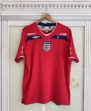 Vintage England 2008-2009 Away Soccer Jersey Football Shirt Kit Size Men’s L