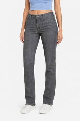 Lacoste Womens Jeans Size 31 Slim Fit Low Rise Gray Stretch Denim NWT