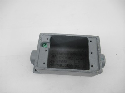 Killark FDC-2M , 3/4'' Iron , Deep Feed Thru Device Box