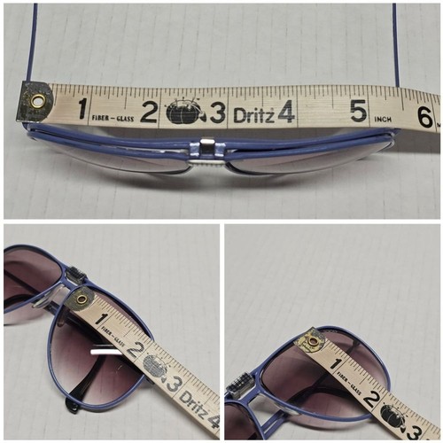 Foster Grant spec 1000 Vintage Rare 80s Aviator wire rim flip up sunglasses - Imagen 5 de 9