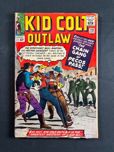 Kid Colt Outlaw #118 (Marvel Comics September 1964) - 第 1/1 張圖片