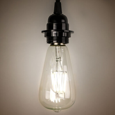 6W LED-Glühbirne E27 ST64 Edison-Design | Filament-Technik & Energiesparfunktion