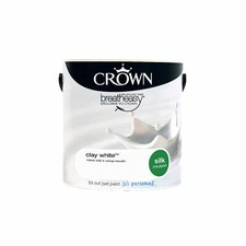 Crown Breatheasy Silk Emulsion Paint- 2.5L ALL COLOURS!!!