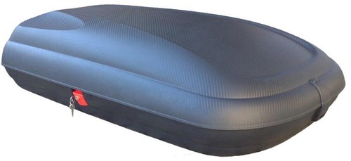 Caja de techo BA320L carbonlook + portaequipajes RAPID para Nissan Qashqai J10 5 puertas 06- - Imagen 2 de 5