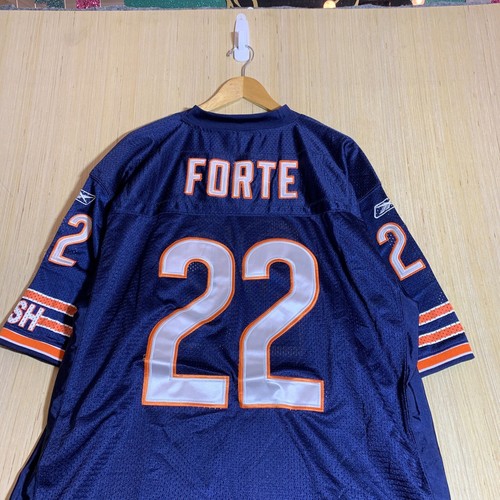 VTG Chicago Bears Jersey Adult 52 Blue Short Sleeve Men's Matt Forte Reebok Y2K - Picture 18 of 18