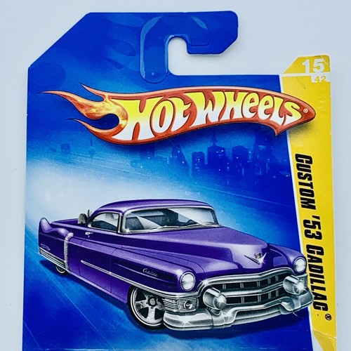 2009 Hot Wheels New Models #15/42 Custom '53 Cadillac Purple w/5SPs #15/190 - U - Picture 3 of 5