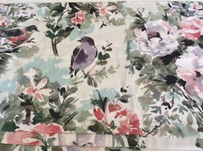 Kitchen Window Valance Birds Flowers Gorgeous Pattern. B6