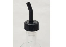 1 DOZEN Whiskflow Liquor Bottle Pourers Non Measured BLACK Pour Spouts