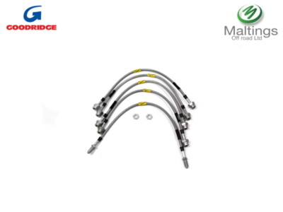 GOODRICH EXTENDED BRAKE HOSES TERRAFIRMA TF647GD FITS DISCOVERY 