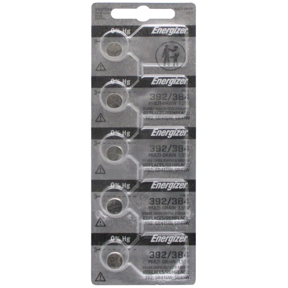 20 ENERGIZER 392 384 192 SR41SW LR41 AG3 V384 V392 D384 D392 Watch Batteries - Image 2 of 3