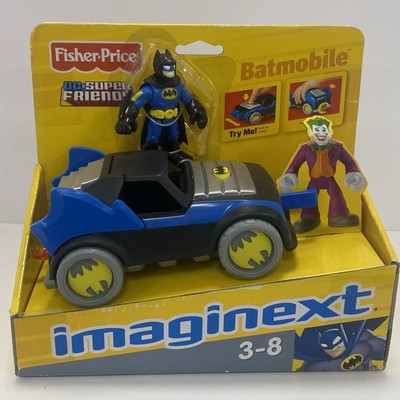 Fisher-Price Imaginext Batman Mini-Figure Batmobile DC Super Friends M5650 NIB