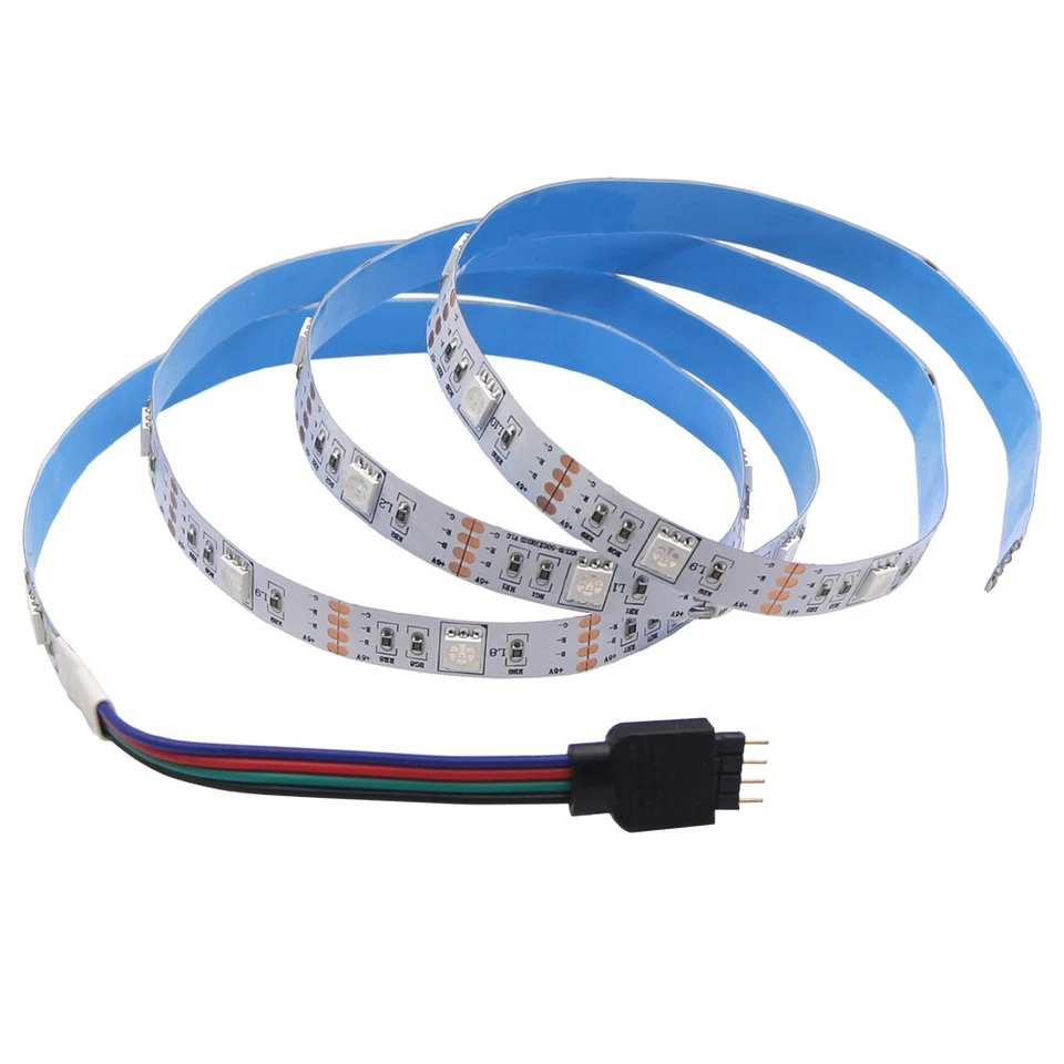 5V LED Strip Light 5050RGB Bar TV Back Lighting Kitchen Room 24key Remote Lights - Image 4 of 4