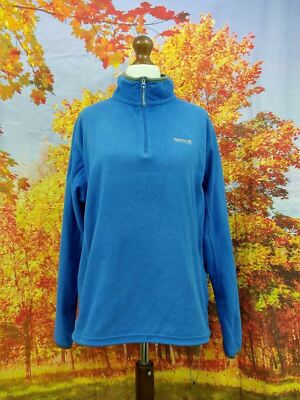 Regatta Great Outdoors Sweatshirt blau Viertelreißverschluss. UK Herren Gr. Large