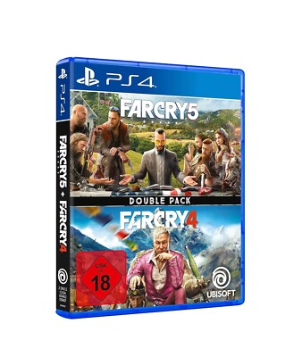 PS4 Far Cry 4 + 5 Doppelpack Uncut NEU&OVP Playstation 4