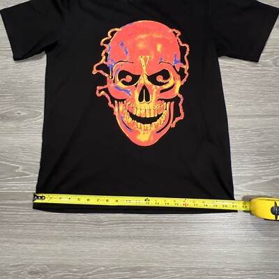 VLONE Skull Tee 3M Reflective ヴィーローン スカル Tシャツ Vlone T-Shirt Mens M Short Sleeve Black Stone Cold Steve