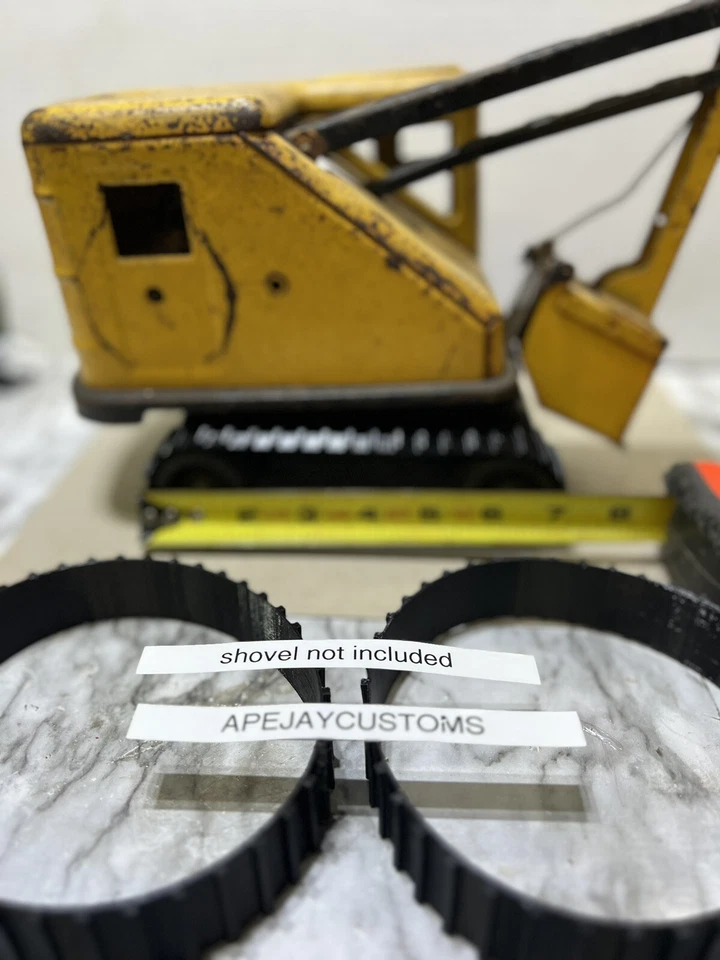 Pala de vapor de acero prensado Marx de colección contratistas Lumar par de pistas Foto 2 de 4