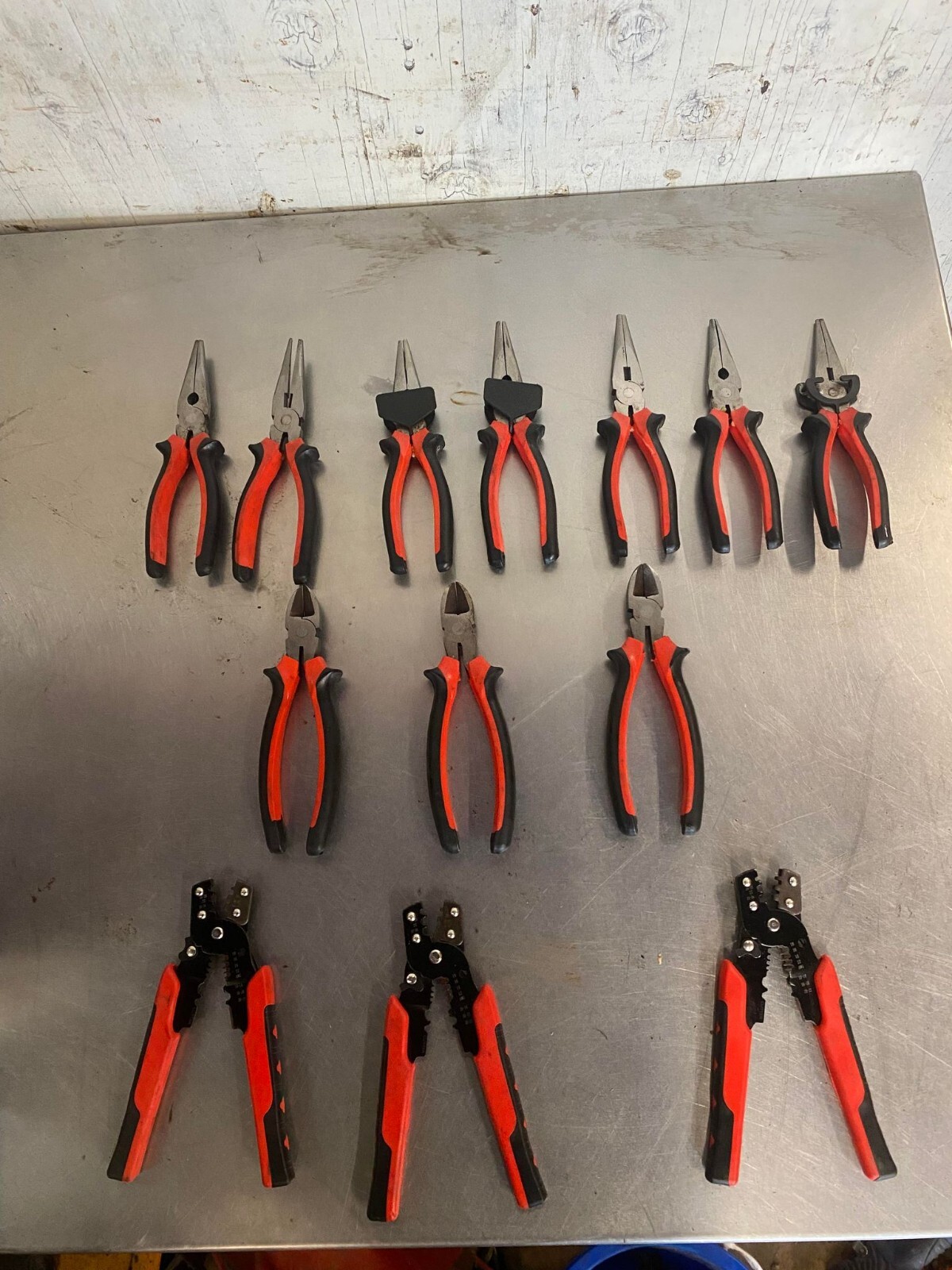 job lot hand tools. pliers, wire snips and wire strippers eBay