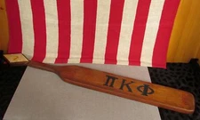Vintage 1969 Gamma Zeta College Fraternity Wood Paddle Hand Painted Frat 28"
