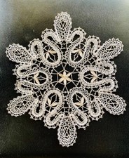 Bobbin Lace PATTERN to making Lace Doily Russian style