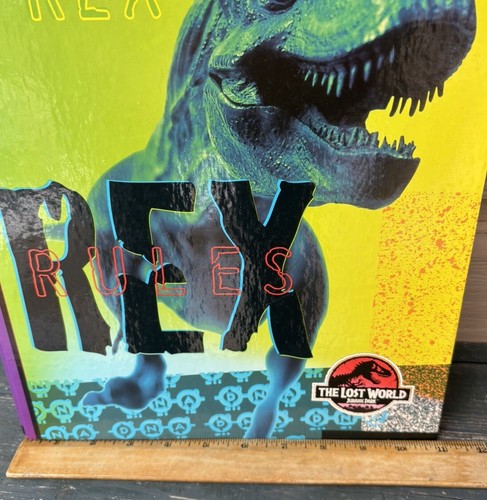 Vintage Jurassic Park T-Rex Binder and Folder 1996 The Lost World NEW Old Stock - Picture 13 of 15