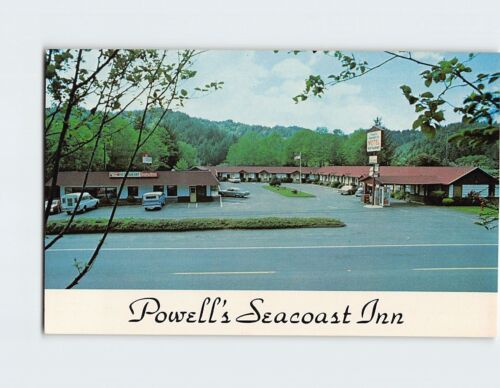 Postcard Powells Seacoast Inn Reedsport Oregon USA