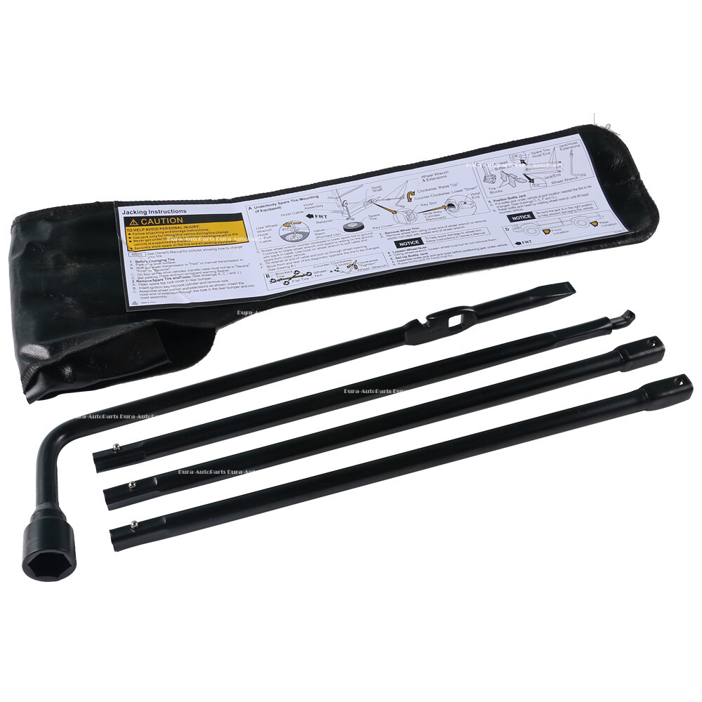 Lug Nuts Spare Tire Wrench Tool Set For Chevy Silverado 1500 2000 to