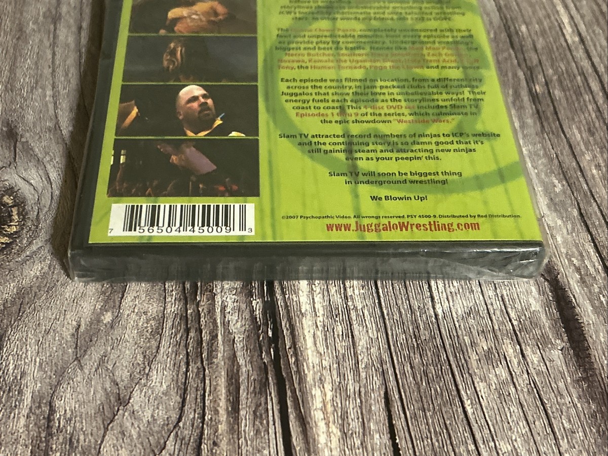 JCW Wrestling - Slam TV Episodes 1-9 DVD ICP Insane Clown Posse