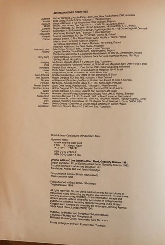 4 x Asterix In Britain - the great divide - The Black Gold - The big fight - Picture 4 of 6