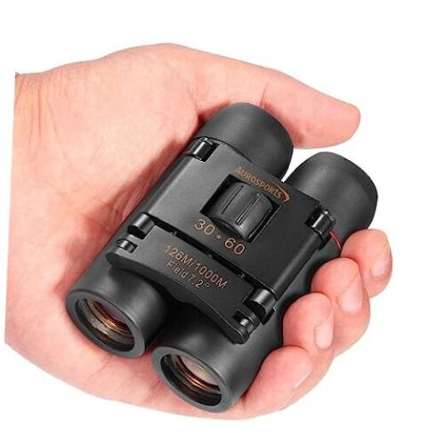  30x60 Compact Folding Binoculars Telescope for Adults Kids Bird Watching with  - Picture 1 of 8