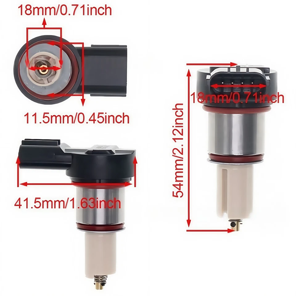 IACV Idle Air Control Valve Stepper Motor Set for Honda ATV UTV Motorcycle - Image 2 of 4