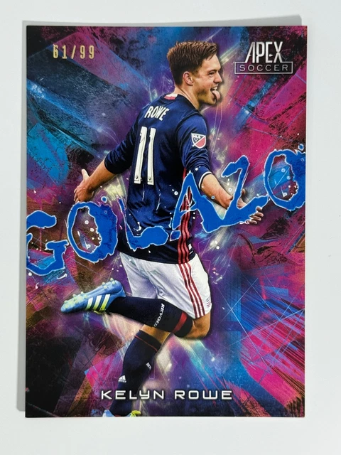 2016 Topps Apex MLS Global Golazo Blue #KR Kelyn Rowe 61/99