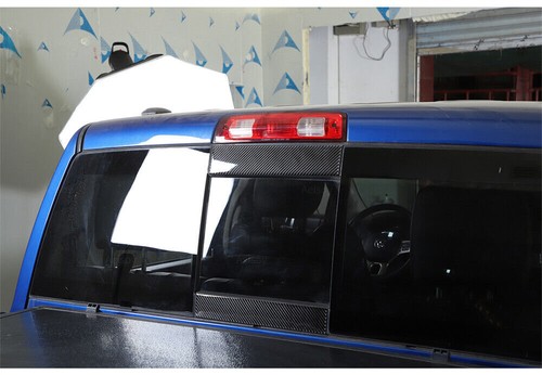 Carbon Fiber Rear Window Strip Trim Decor Panel Cover For 2010-15 Dodge Ram 1500 - Picture 8 of 8