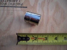 Snap On 1/2" Drive Chrome Socket 7/8" SW281 Excellent Condition