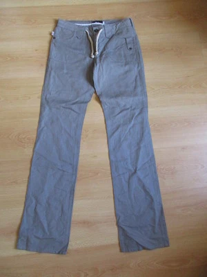 Pantalon en lin Kulte femme modèle Jamie Gris Taille 36 - Photo 1/4