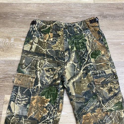 CABELA'S Seclusion 3D Green Camouflage Hunting Cargo Pants Boy's Size 10 R - Picture 6 of 11