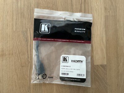 Kramer C-HD/DM-0.5 97-02010005 - HDMI Male To DVI Male Cable 0.5 