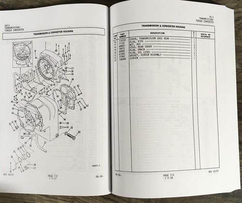 Galion T500C Motor Grader Parts Operators Manual Set Owners Catalog 07995-10739 - Picture 20 of 20