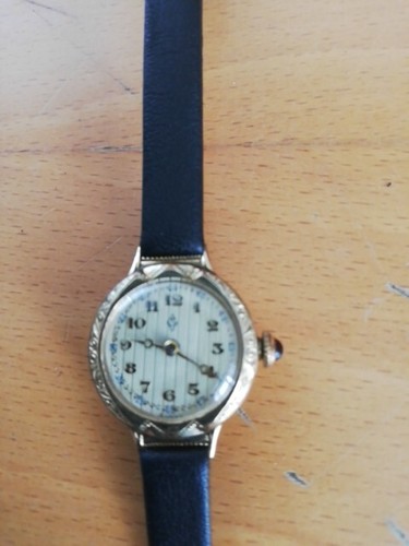 Damen Anker Uhr Antik Rubin - Bild 8 von 8