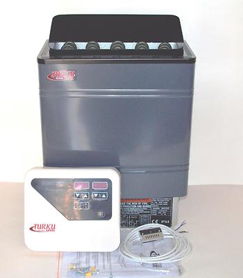 9KW TURKU FIRMER STRUCTURE WET&DRY SAUNA HEATER STOVE OUTER DIGITAL CONTROLLER