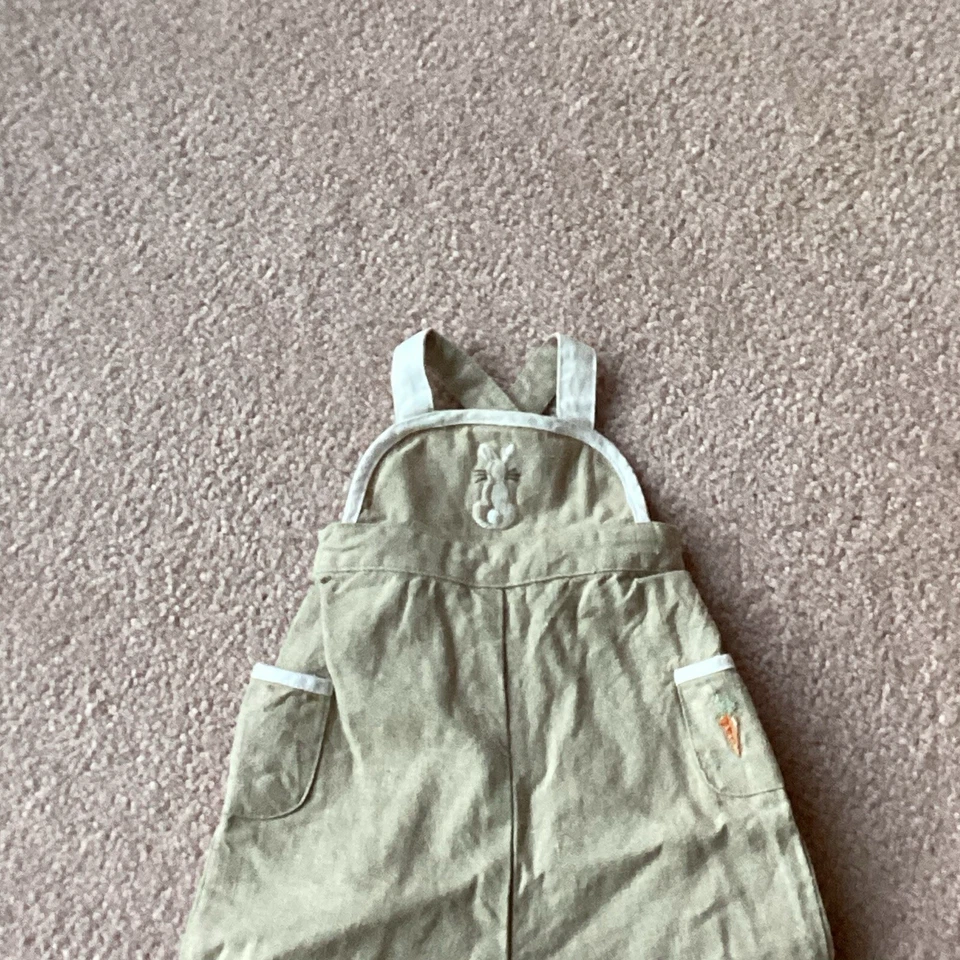 BABY GAP RECIÉN NACIDO CONJUNTO DE UNA PIEZA, 7-12 LBS. TOP DELANTERO CONEJO, ZANAHORIA EN BOLSILLO Foto 2 de 3