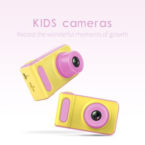 Cámara digital niños juguete 1080P rosa niños grabación video soporte tarjetas de memoria - Imagen 5 de 10