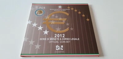 Italie 2012 Coffret BU Euro - 9 pièces de 1 cent à 2 euro - Photo 1/2