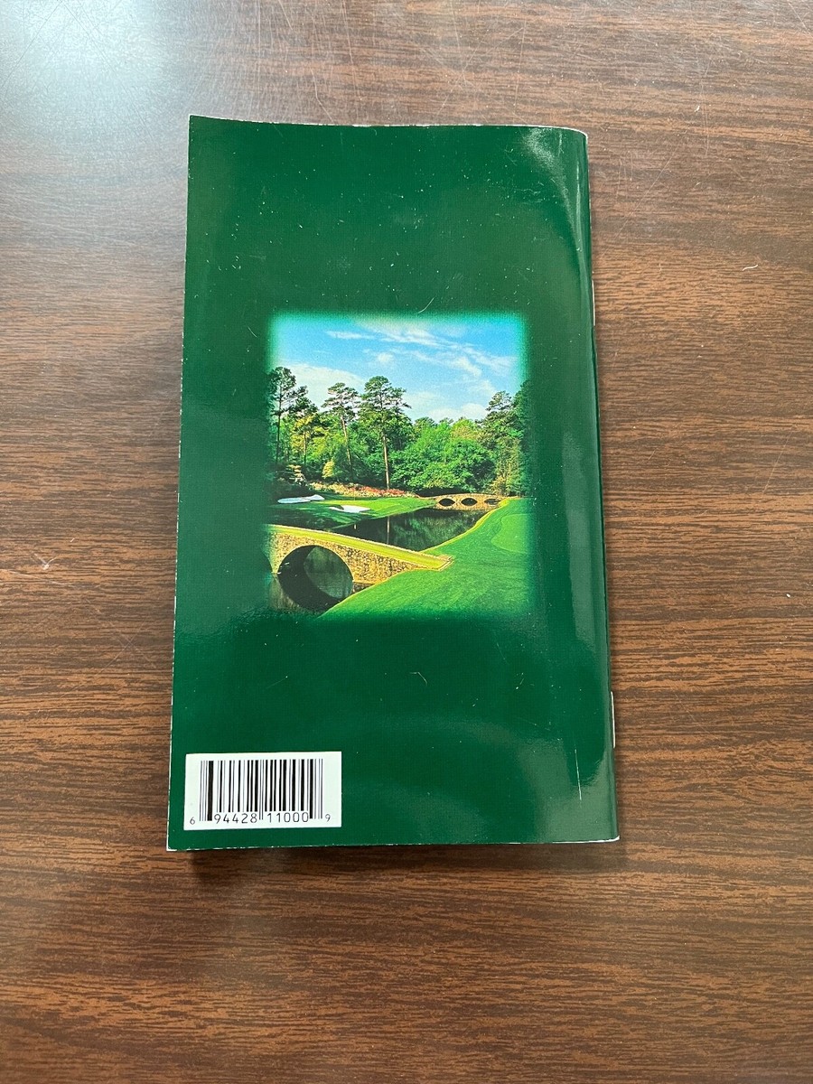 2000 Masters Augusta National Yardage Guide and Scorecard