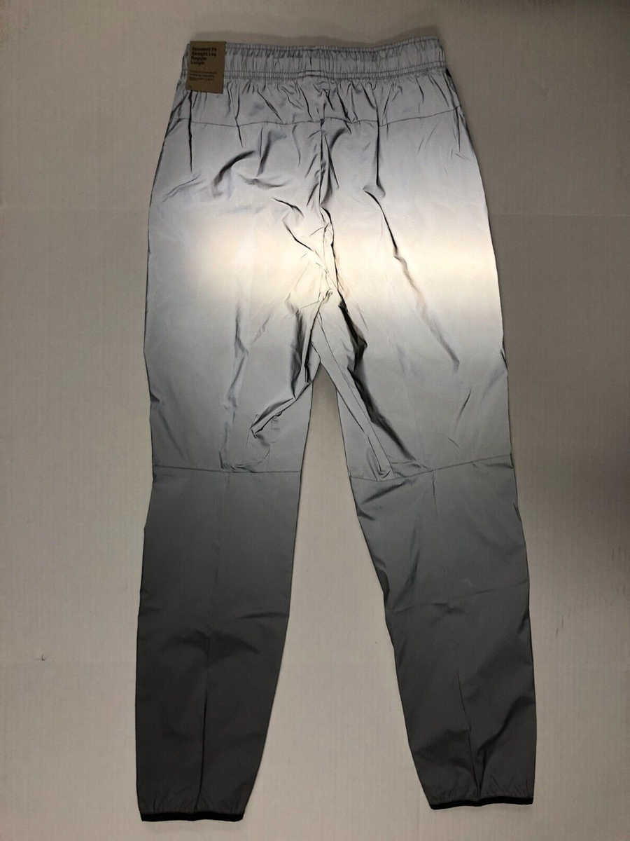 Nike Tech Woven Flash Pants Reflect Silver Black FZ7587-035 Size