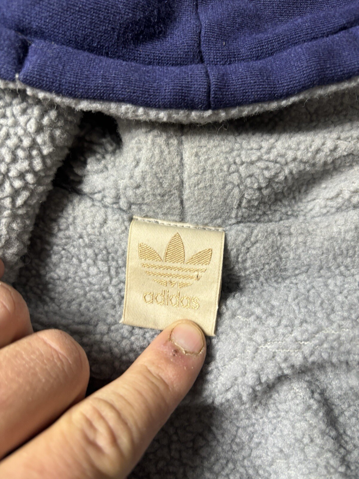 VTG Adidas Y2K Hip Hop Baggy Trefoil Three Stripes Jacket Men’s XL Made in Japan thumbnail 8