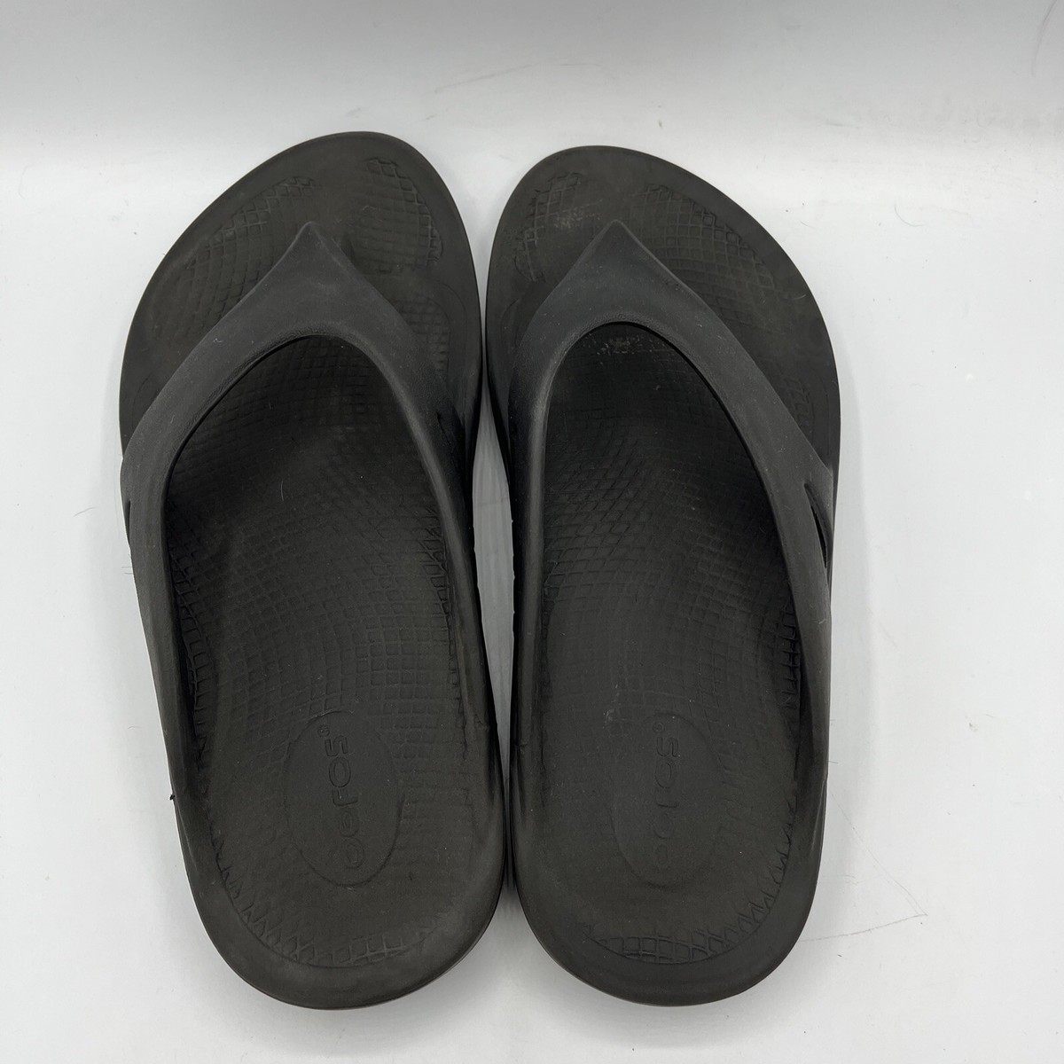 靴 OOFOS OORIGINAL BLACK M8 / W10 USA Women's OOriginal Black Sandal – OOFOS